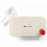 Contenedor Rectangular Con 4 Bandejas Para Hielo 23X12.5X11 Cm En Acrilico Transparente - Imagen 3