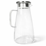 Jarra Para Agua 1800 Ml En Vidrio Transparente