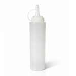 Botella Para Aderezo 200Ml De Plastico Blanca