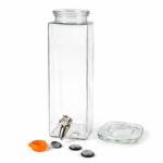 Jarra Para Agua 2000 Ml En Vidrio Transparente - Imagen 5