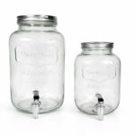 Dispensador De Agua De Vidrio 8 L 20X32 Cm