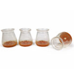 Set De 4 Pzas Protectores Antideslizantes Para Sillas Transparente