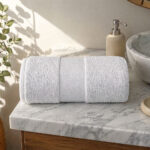 Toalla de Medio Baño Monaco Blanco - Imagen 2