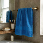 Toalla de Medio Baño Monaco Azul - Imagen 2