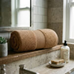 Toalla de Medio Baño Monaco Kaky - Imagen 2