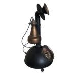 Reloj De Mesa Teléfono Antiguo - Negro - Imagen 3