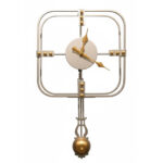 Reloj De Pared Con Péndulo - Plata