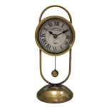Reloj De Mesa Con Péndulo Decorativo