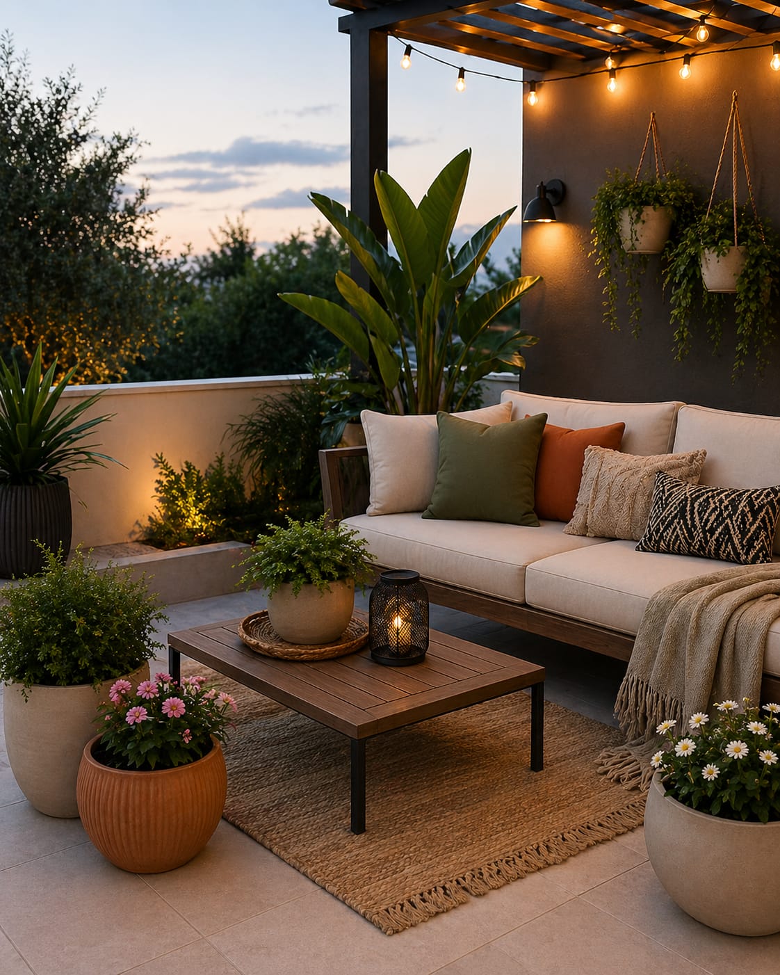 jardine y terraza