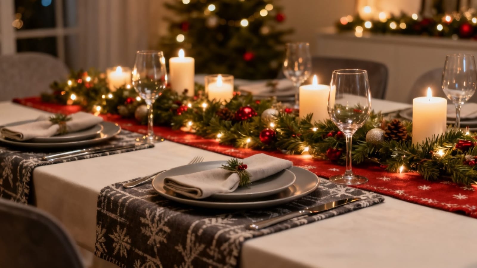 mesa de calidad navidad