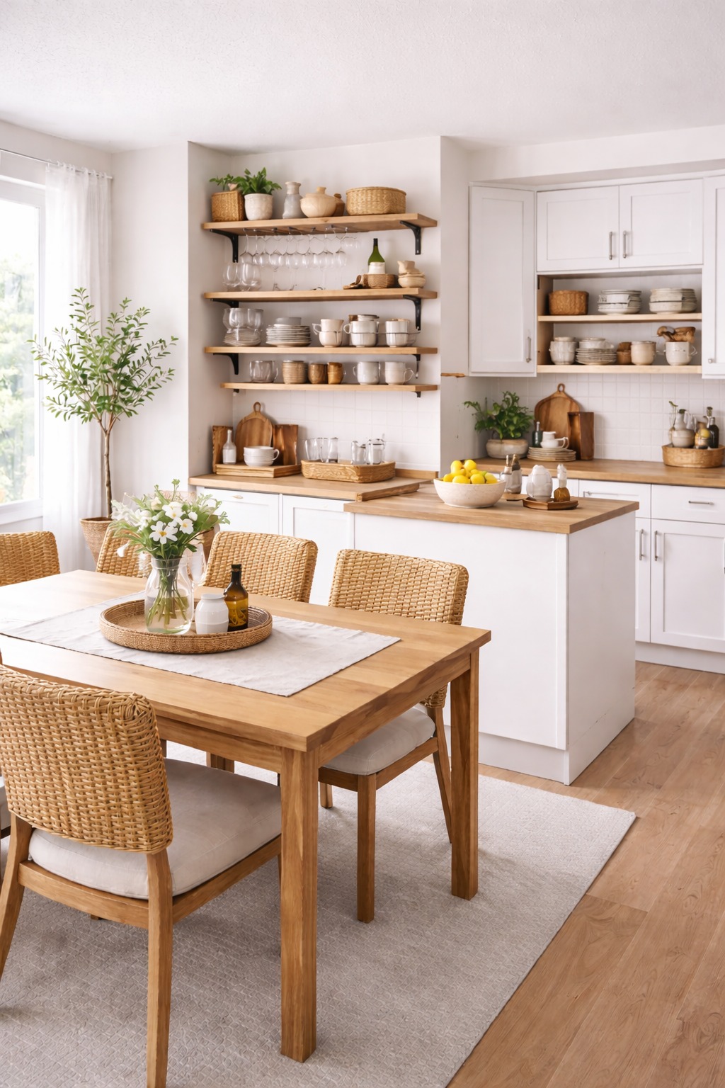 organizacion vajilla y cristaleria